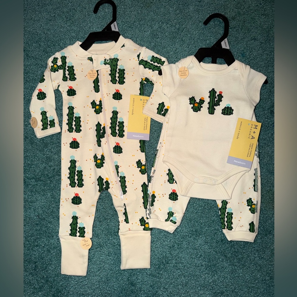 Monica + Andy Cactus Baby Outfit Bundle! 🌵